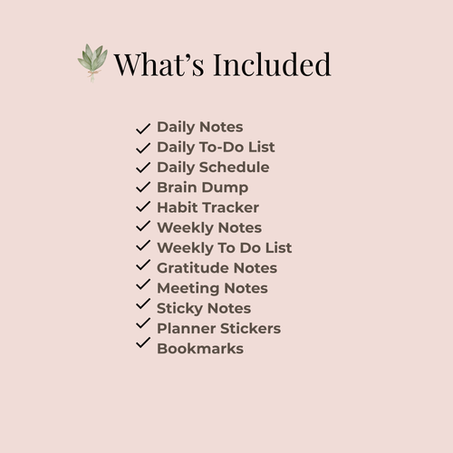 Daily Planning Bundle / Printable Planner Pages