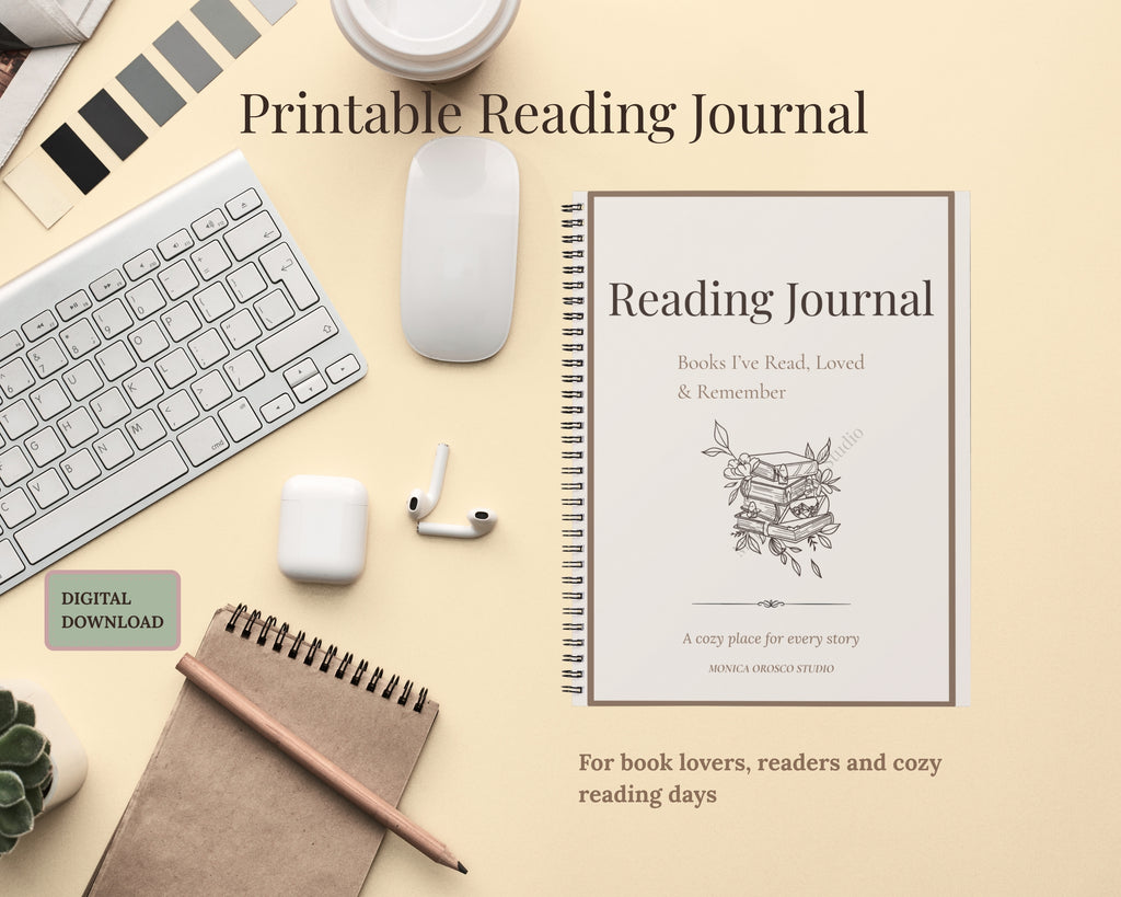 Reading Journal / Printable Book Tracker & Reading Log
