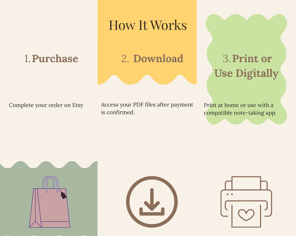 Reading Journal / Printable Book Tracker & Reading Log