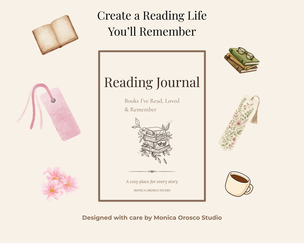 Reading Journal / Printable Book Tracker & Reading Log
